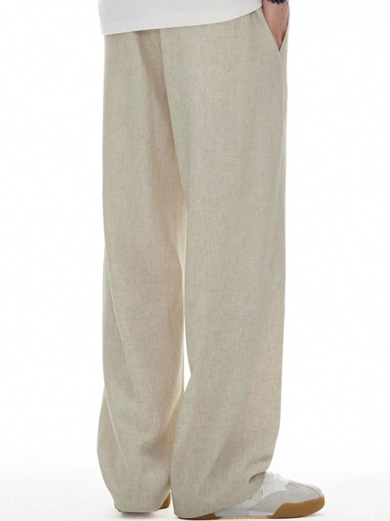 Men's Plus Size Wide Leg Pants