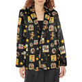 Baha Ranch Vintage Cowgirl Collage Western Blazer