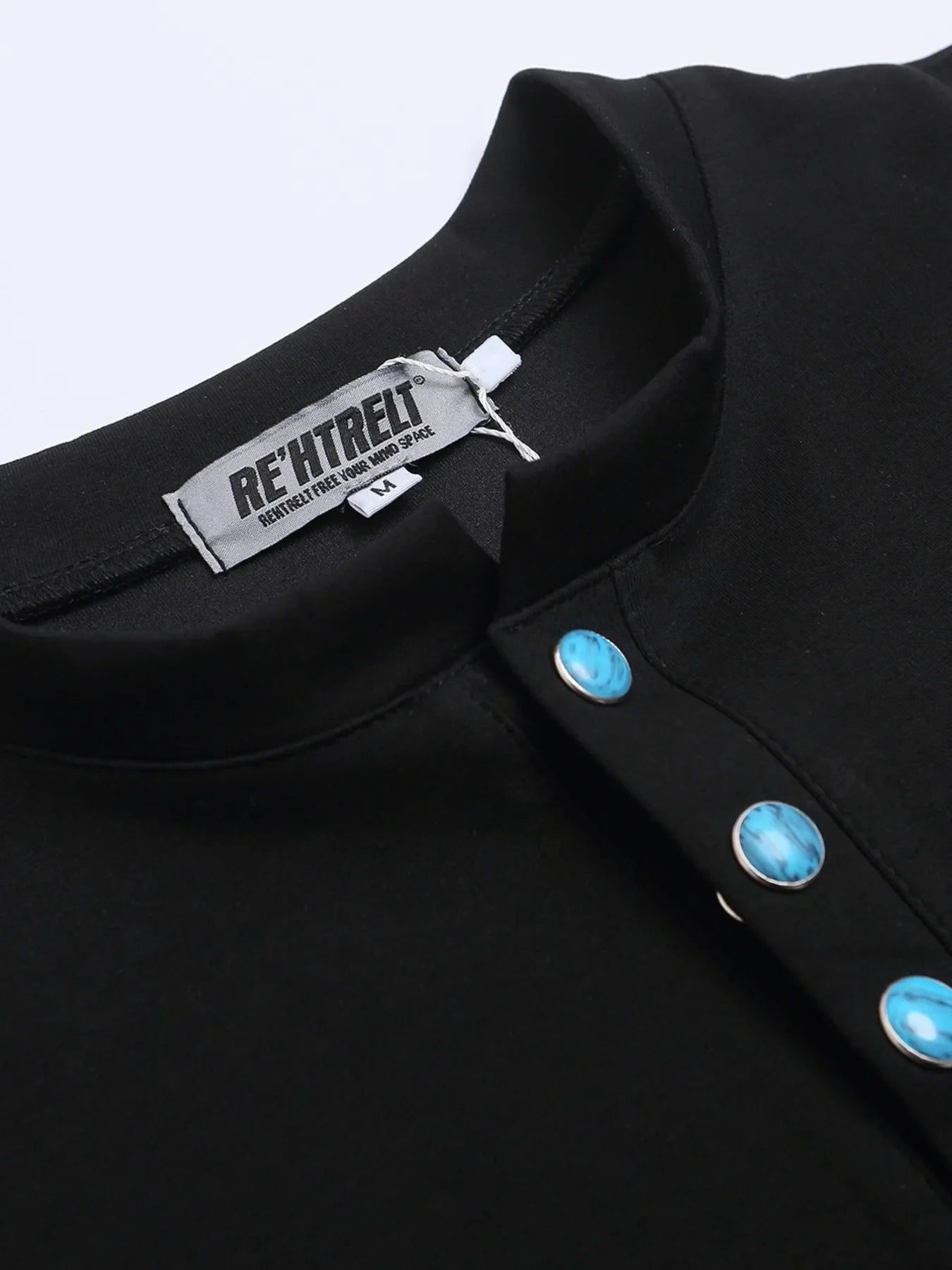 Men's Half Button Short Sleeve Henley T-Shirt