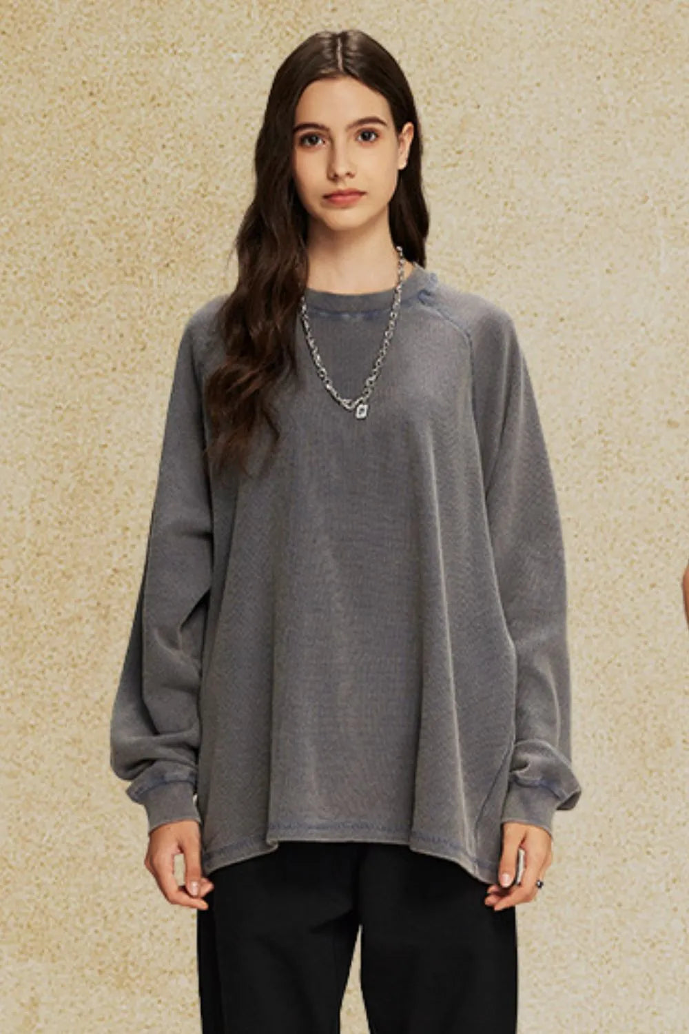 Men's Round Neck Long Sleeve T-Shirt