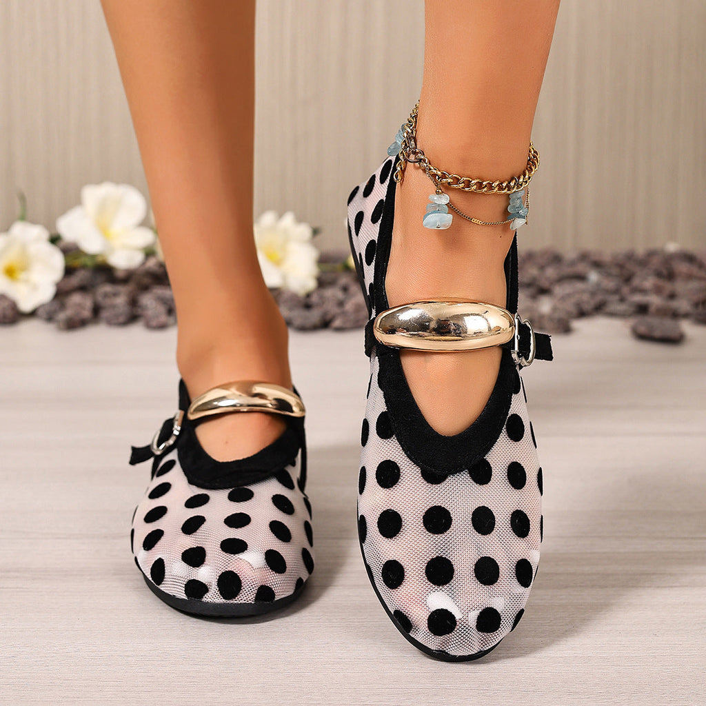 Polka Dot Slip-Ons