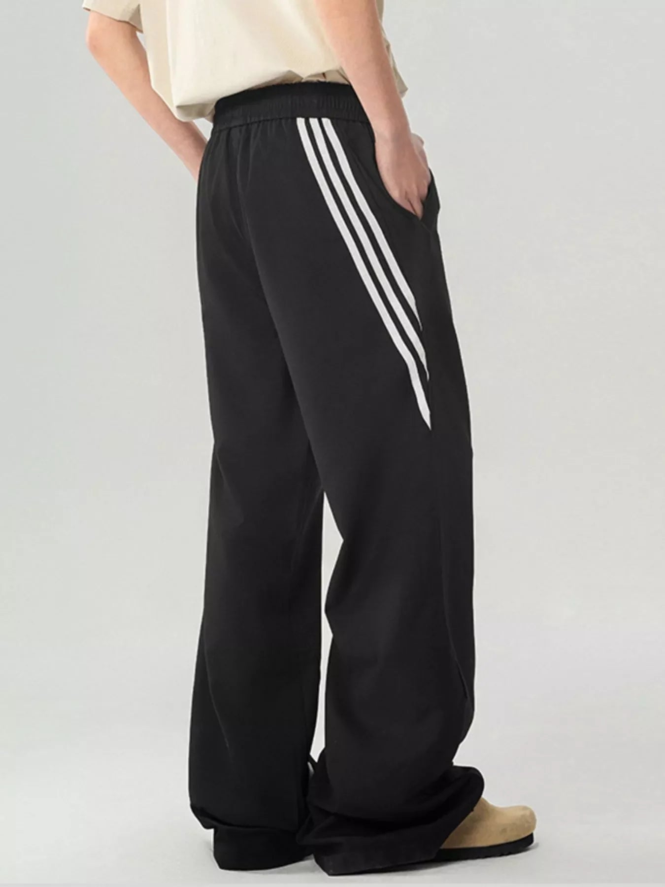 Men's Full Size Wide Leg Pants Plus Size