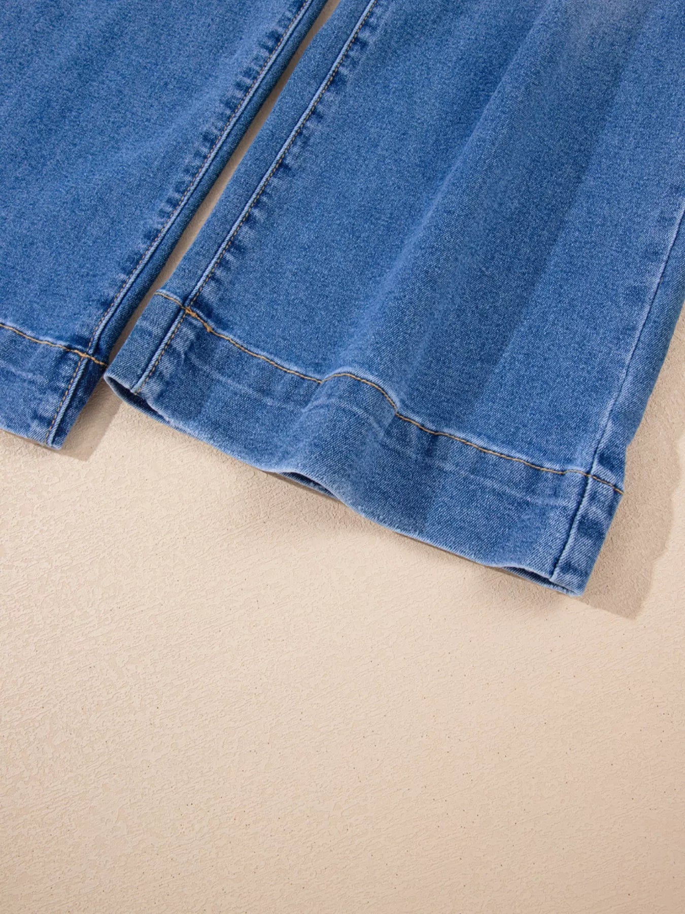 High-Waisted Wide Leg Flare Jeans
