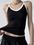 Contrast Trim Cami Top