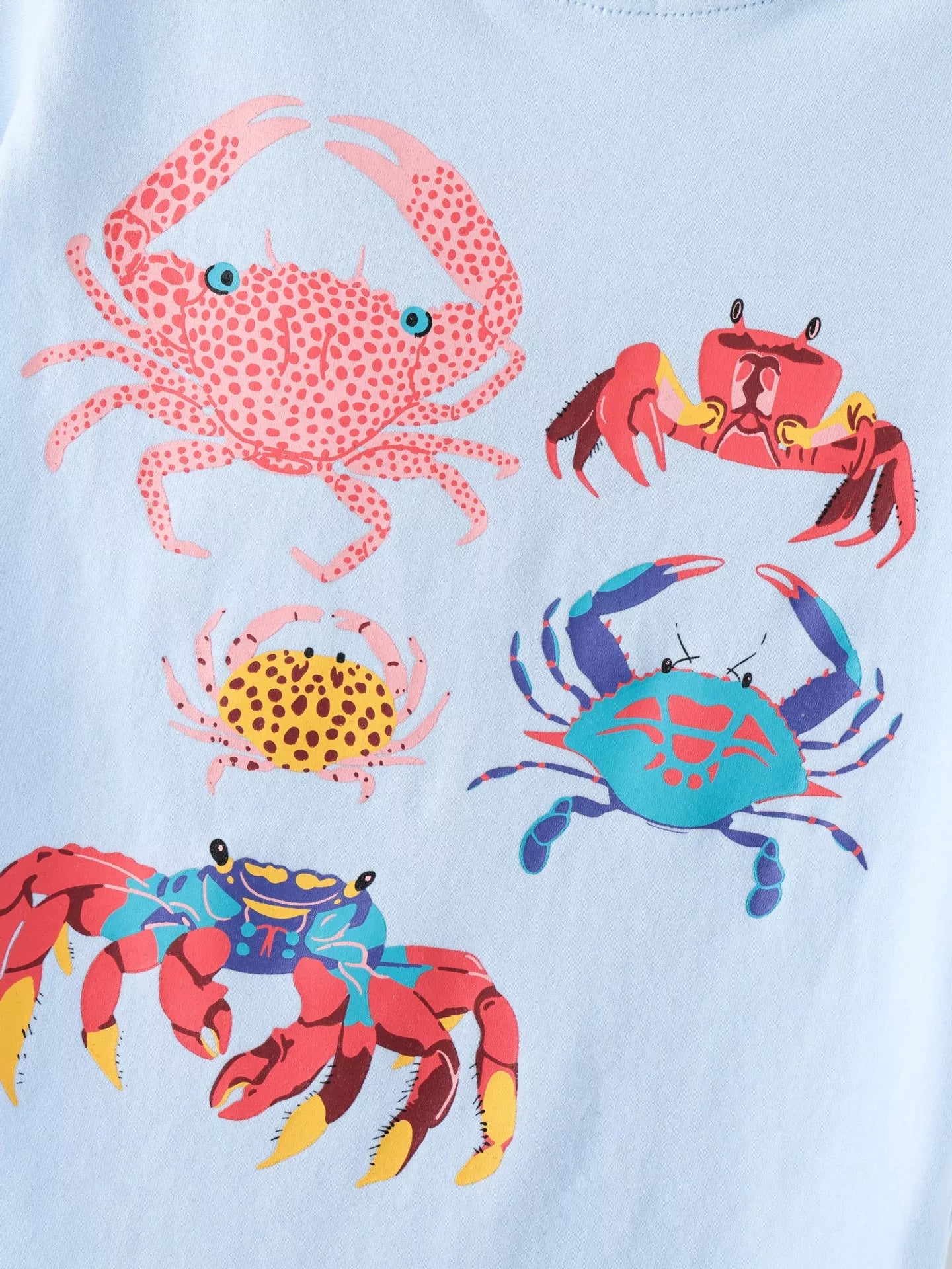 Children's Crab Round Neck T-Shirt