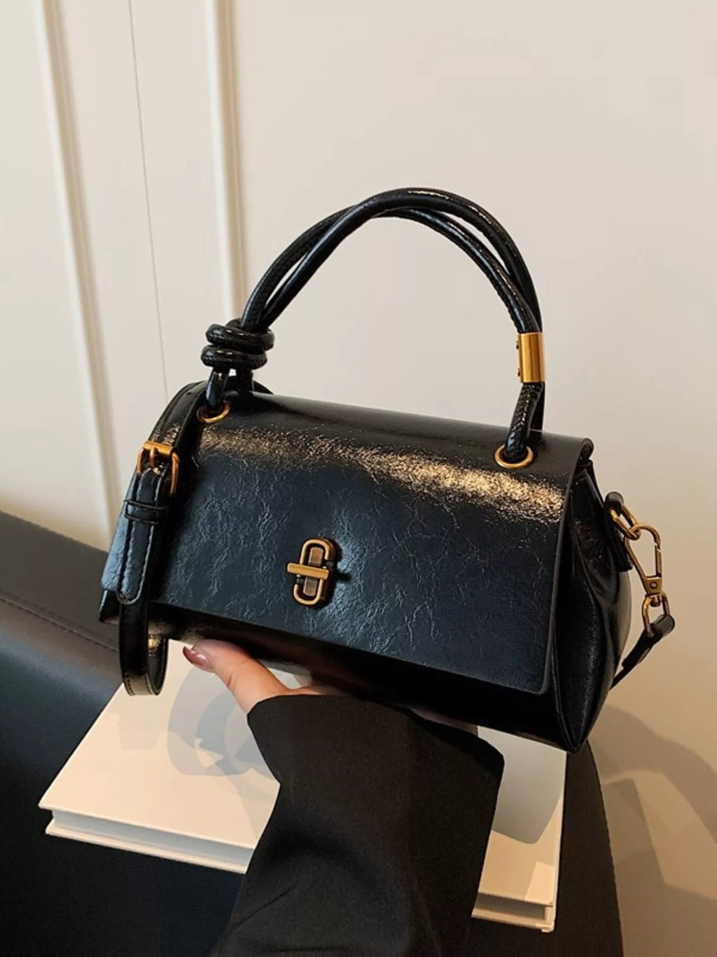 Top Handle Crossbody Bag
