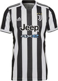 adidas Mens Juventus 2021-22 Home Jersey (Small White/Black)