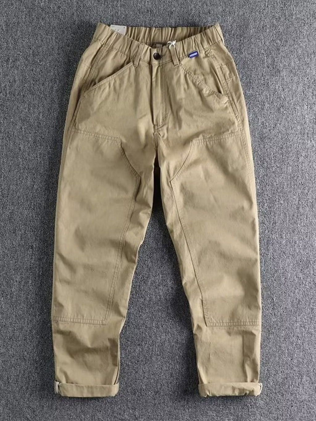 Men's Plus Size Casual Elastic Waist Cargo Pants