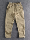 Men's Plus Size Casual Elastic Waist Cargo Pants