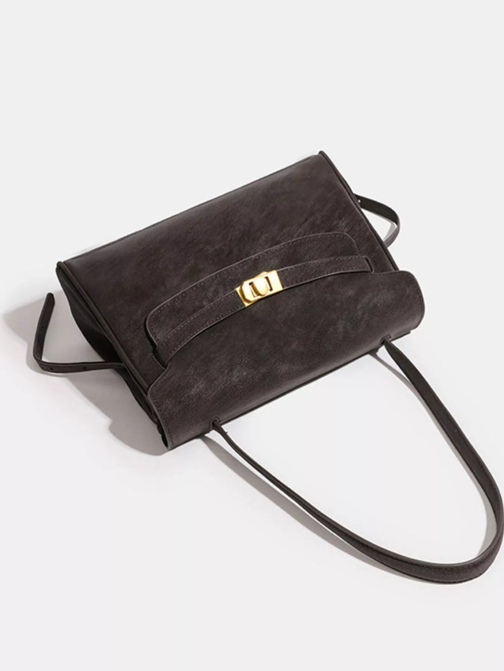 Buckle Closure Shoulder Bag
