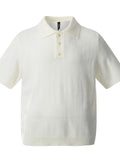 Men's Button Detail Short Sleeve Polo