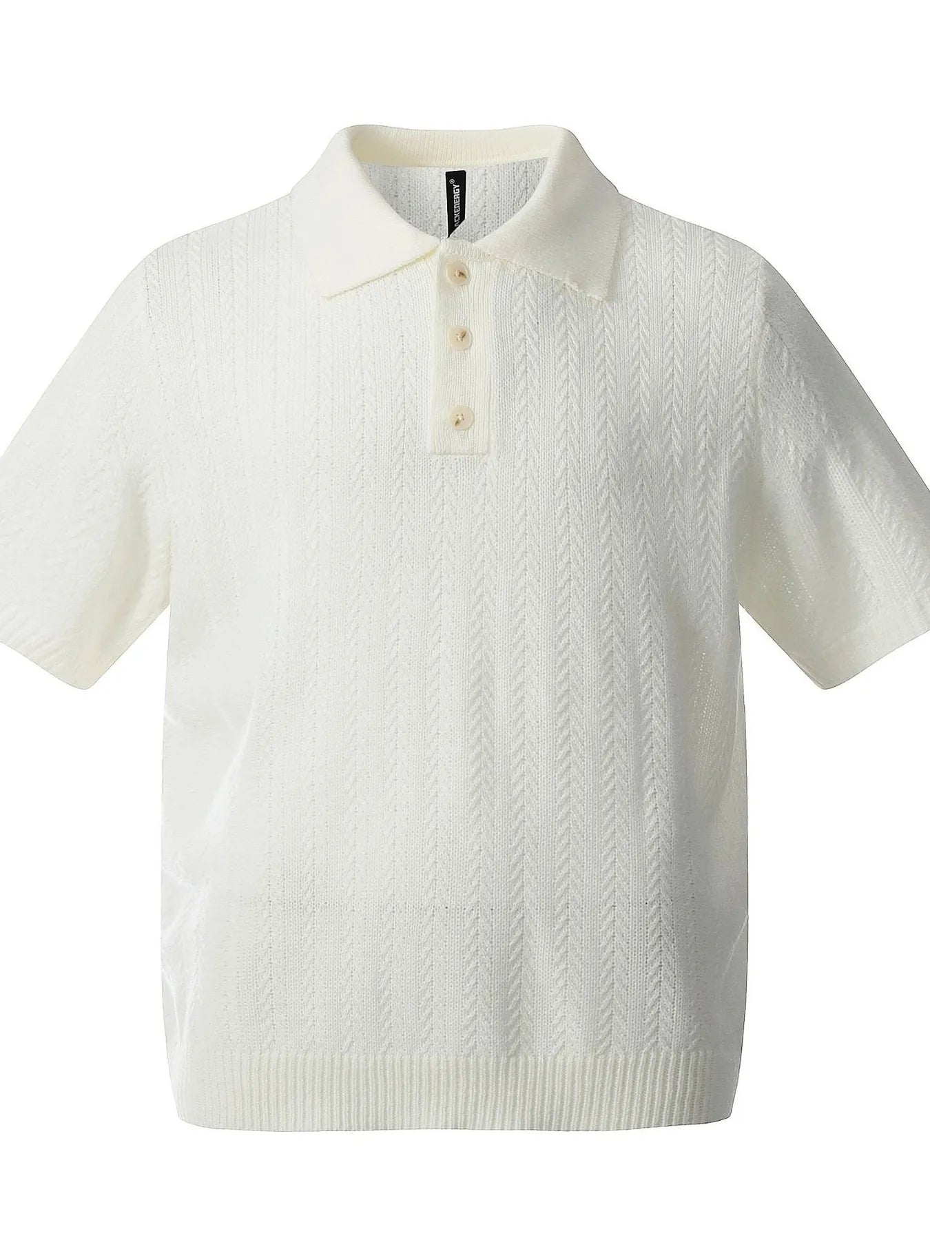 Men's Button Detail Short Sleeve Polo