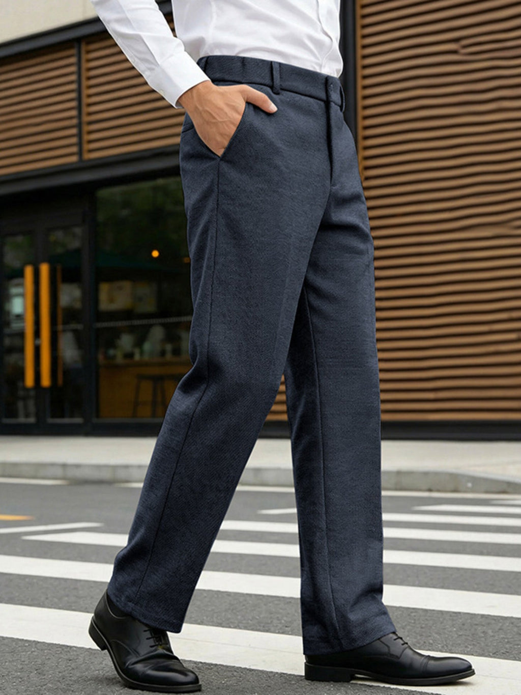 Men's Full Size Classic Fit Dress Pants Plus Size