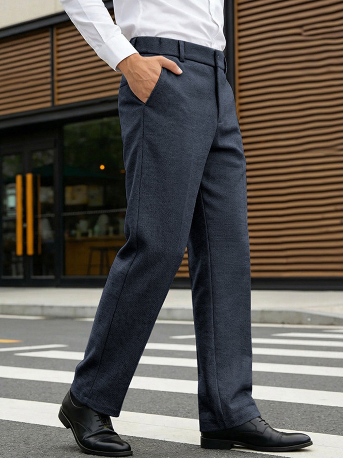 Men's Full Size Classic Fit Dress Pants Plus Size