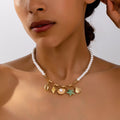 Ocean Series Charm Pearl Necklace