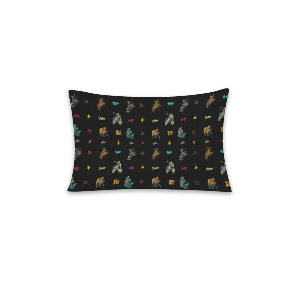 Baha Ranch the Last Roundup Collage Pillow Cover Made in America