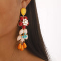 Flower Dangle Earrings