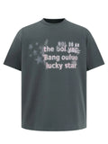 Men's Star Letter Graphic Short Sleeve T-Shirt
