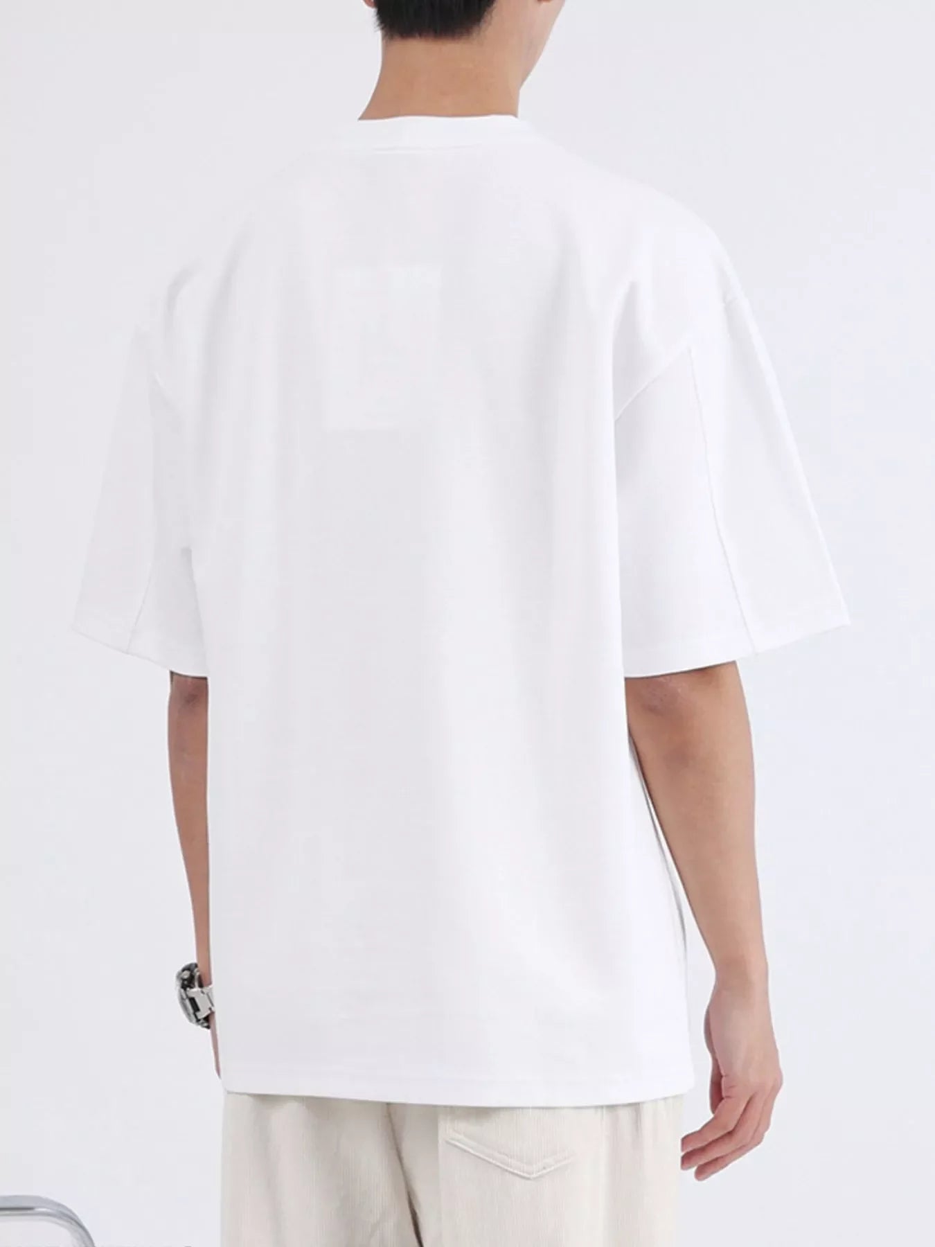 Men's Plus Size Half Sleeve Oversized T-Shirt
