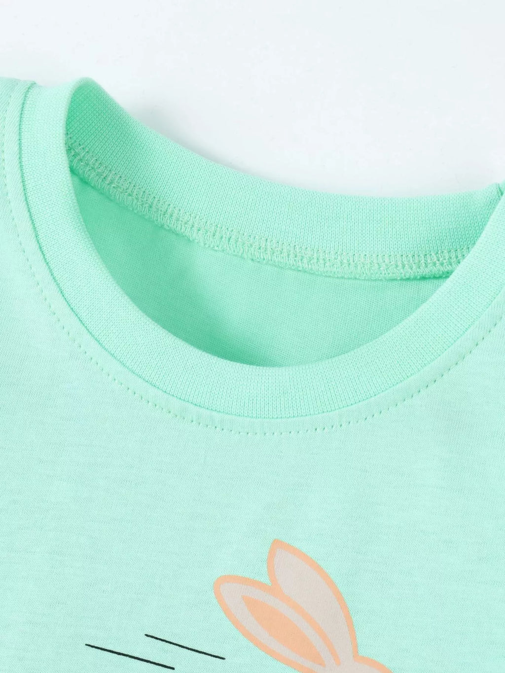 Children's Snail and Bunny Race Graphic Short Sleeve T-Shirt