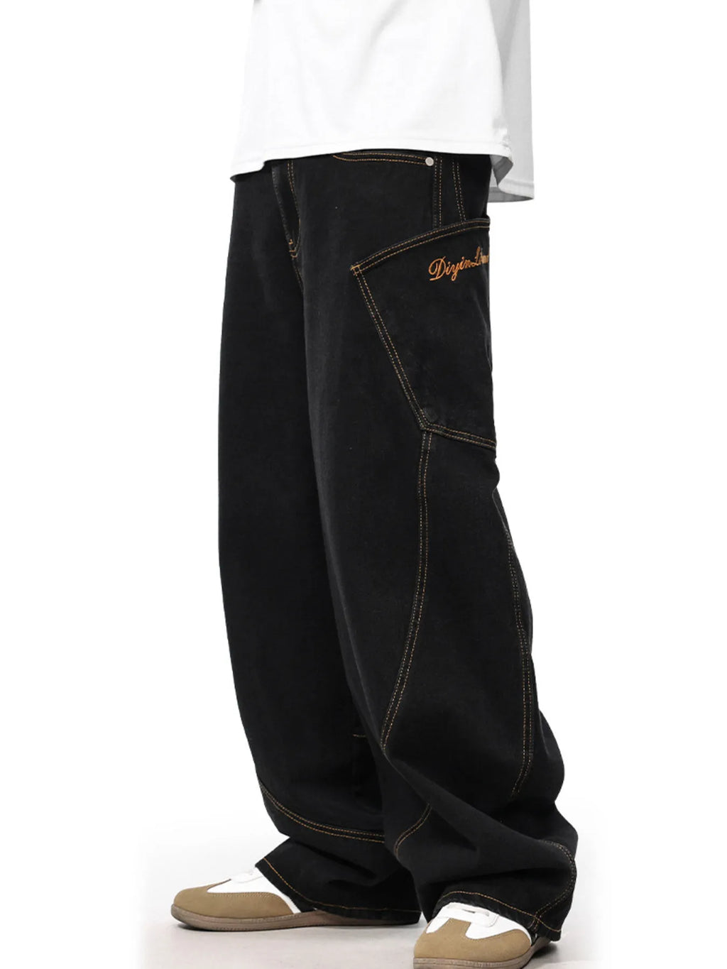 Men's Wide Leg Jeans