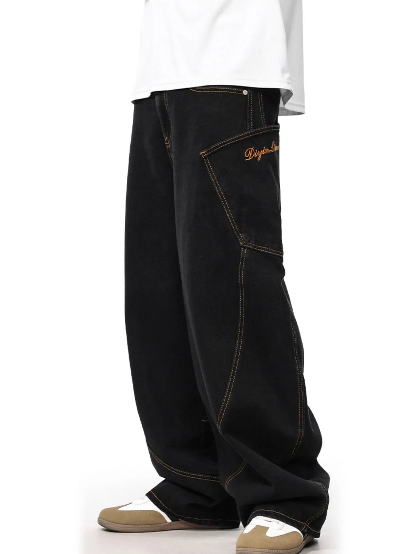Men's Wide Leg Jeans