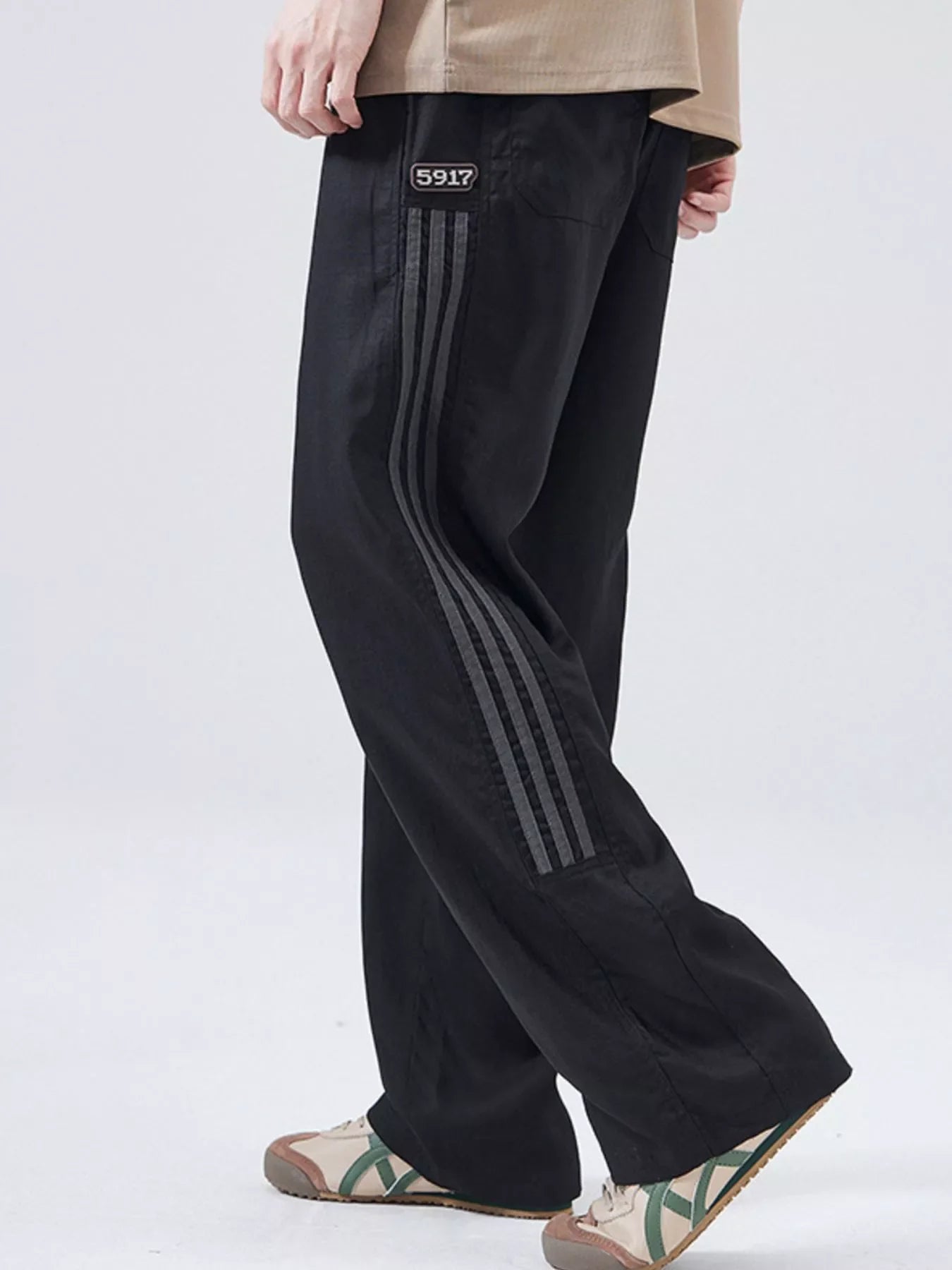 Men's Full Size Casual Loose-Fit Drawstring Pants Plus Size