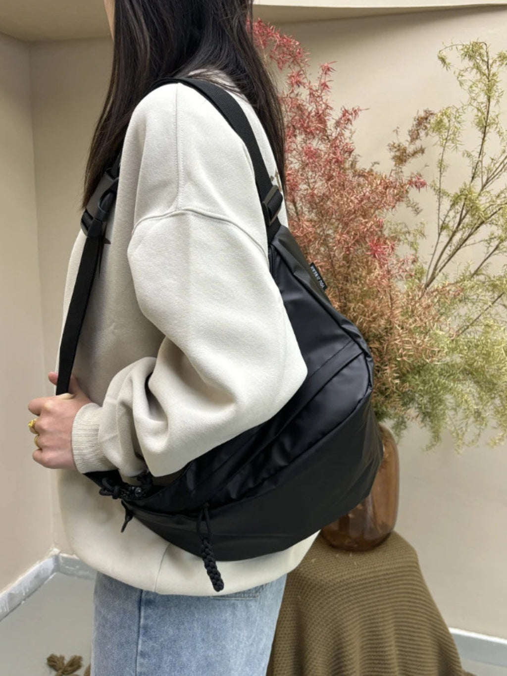 Casual Lightweight Nylon Crossbody Bag
