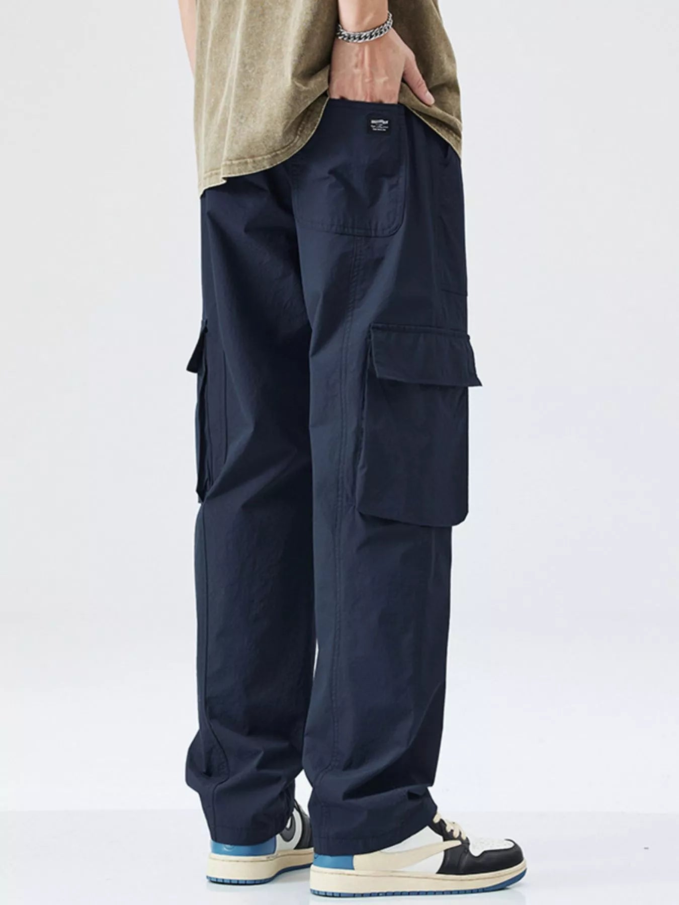Men's Full Size Relaxed Fit Cargo Pants Plus Size