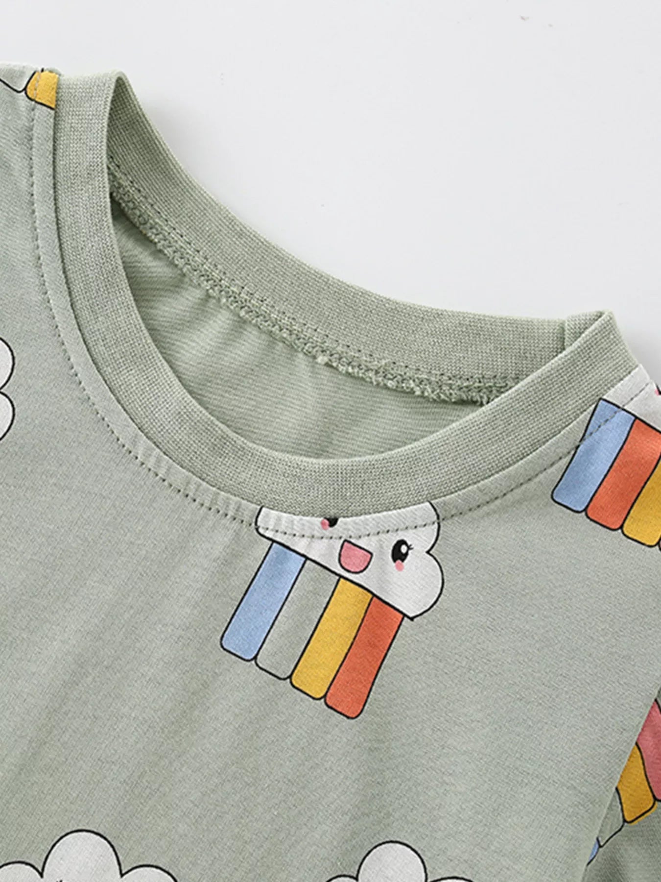 Children's Cloud Rainbow Print T-Shirt