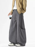 Men's Wide Leg Casual Cargo Pants