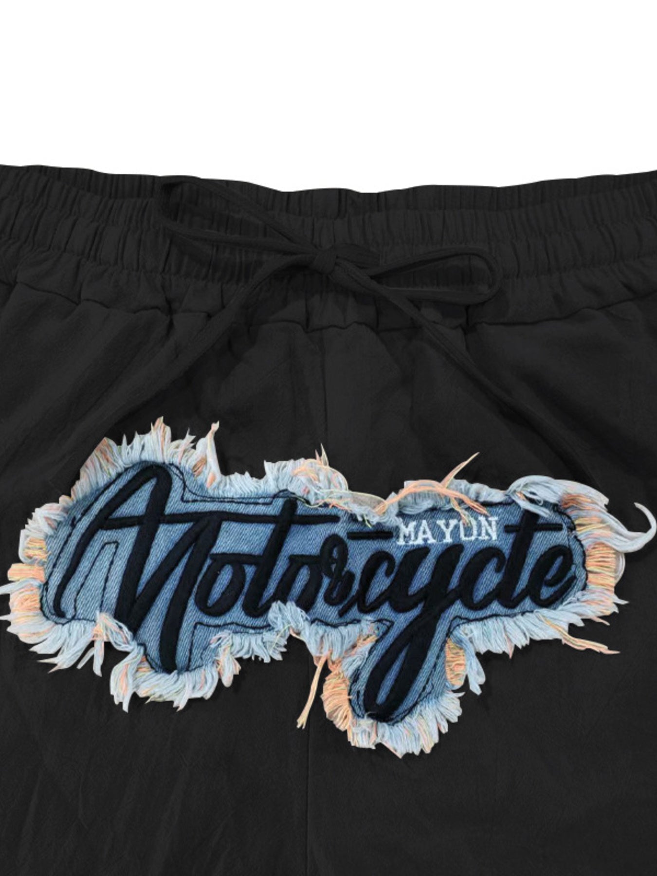 Men's Full Size Drawstring Letter Casual Pants Plus Size