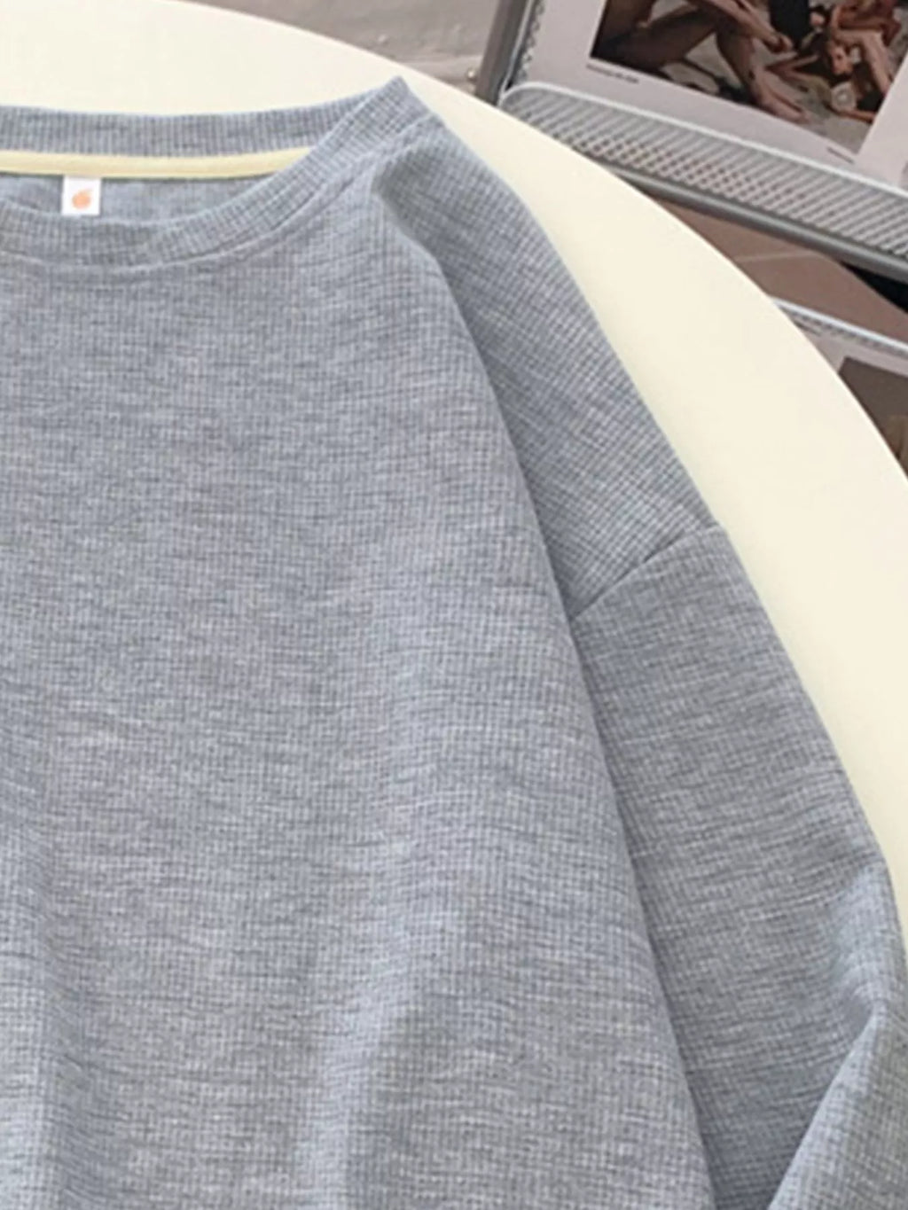 Crew Neck Long Sleeve Sweatshirt