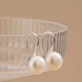 925 Sterling Silver Pearl Drop Earrings