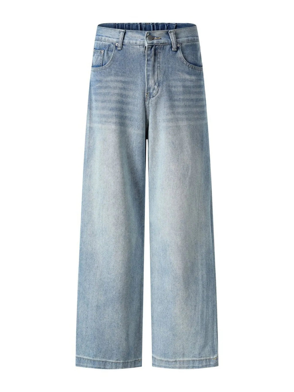 Men's High-Waist Wide Leg Relaxed Fit Jeans