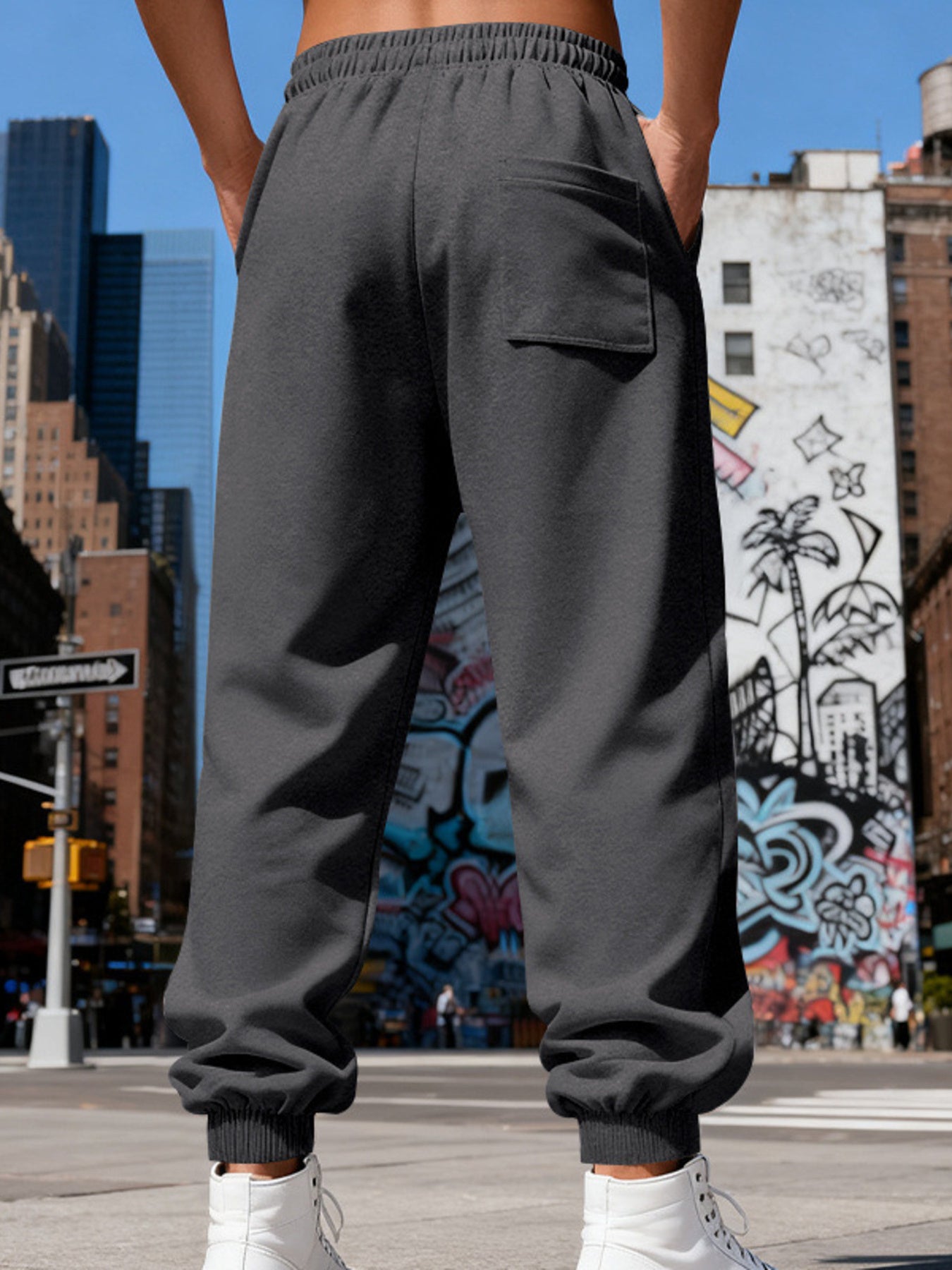 Men's Striped Casual Joggers