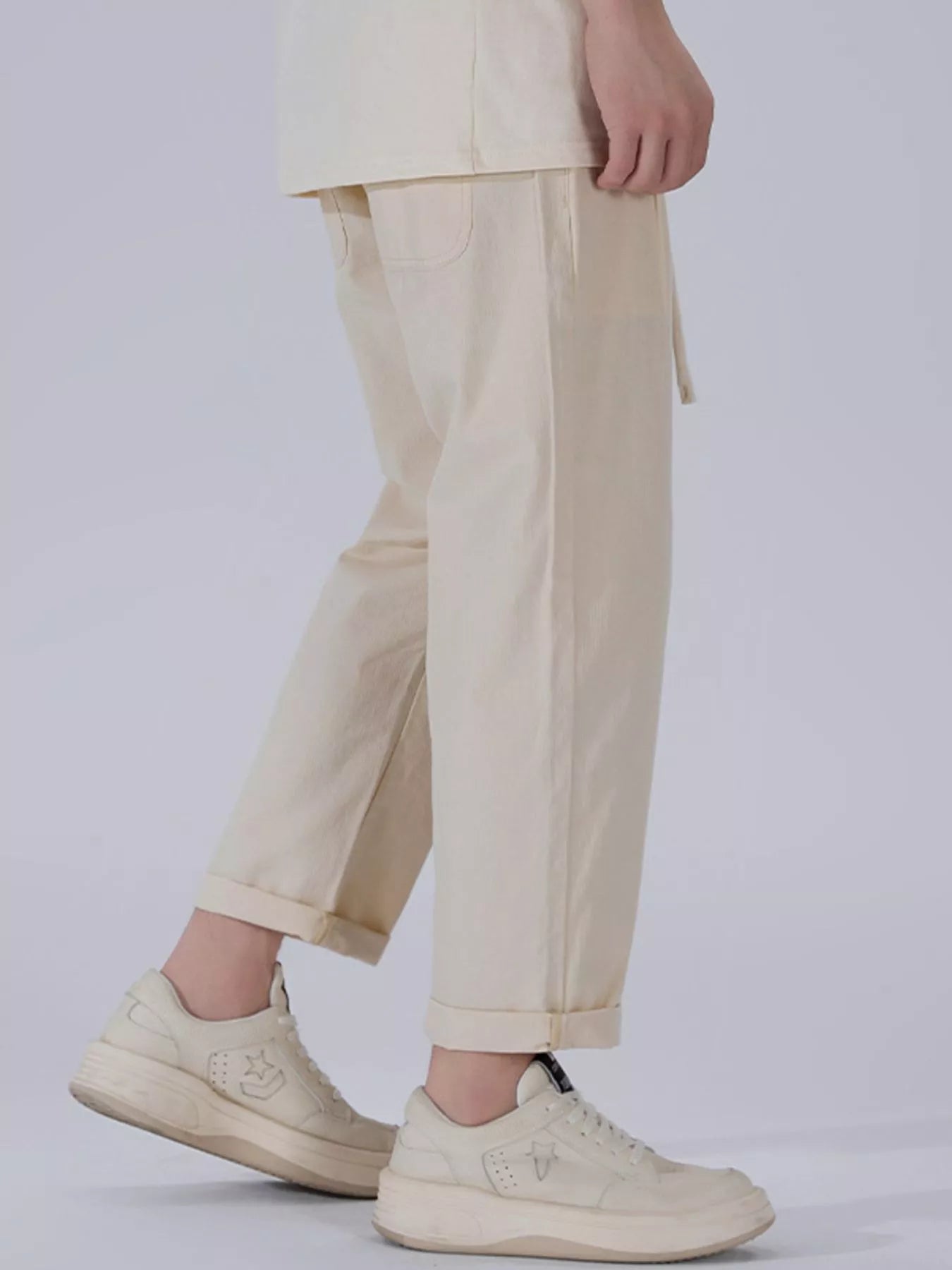 Men's Full Size Wide Leg Pants Plus Size