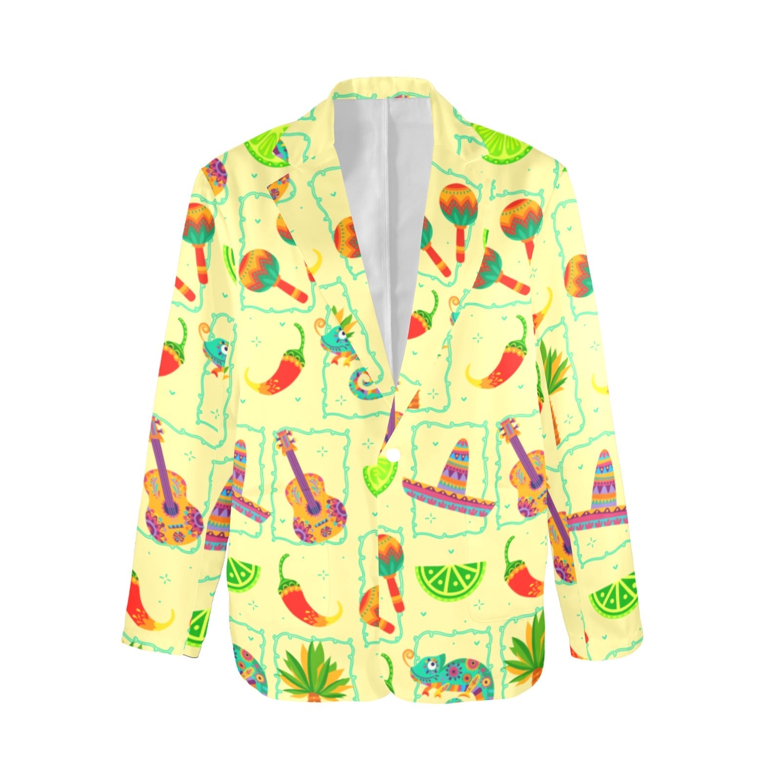 Baha Ranch Colores De Mexico Festival Blazer Women's Blazer
