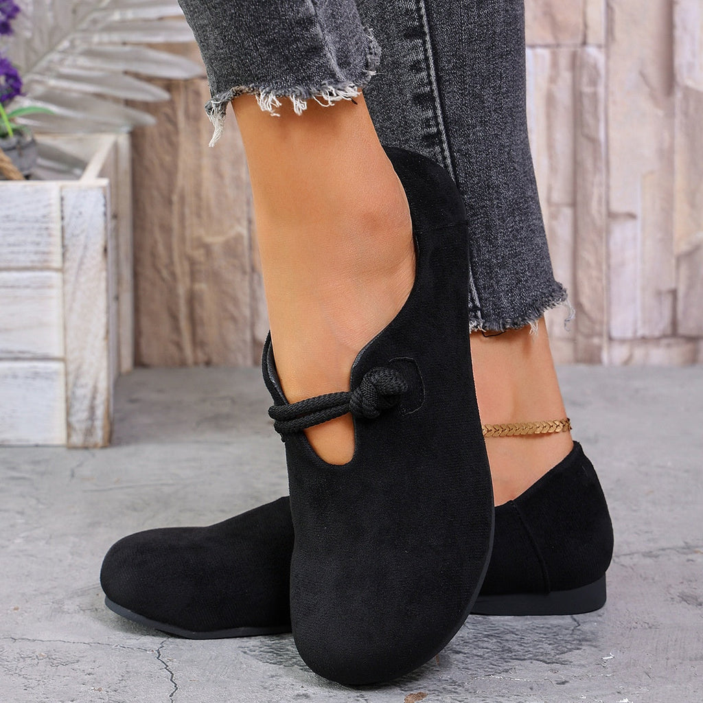 Round Toe Slip-Ons
