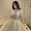 Regal Sparkle Ball Gown Bridal Dress EDW232