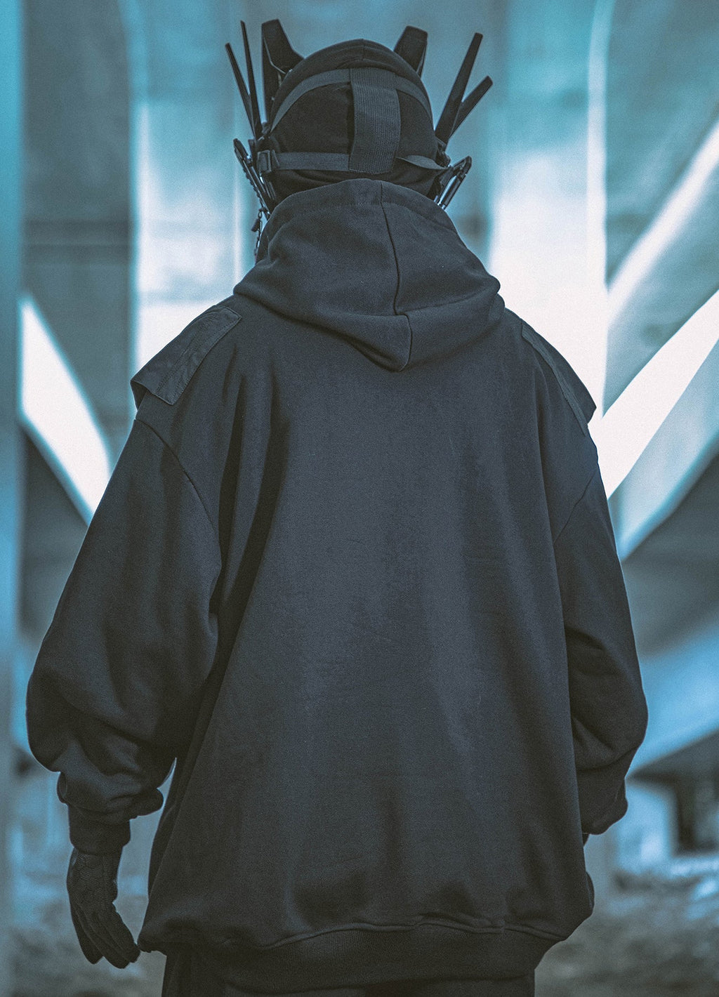 HiH29 Shadow Mixed Hoodie