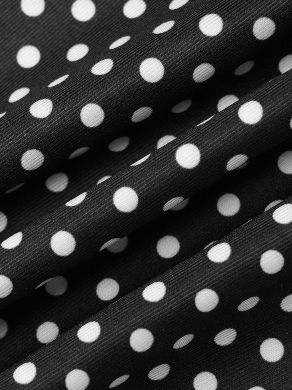 Polka Dot Print Crop Top and Skirt Set