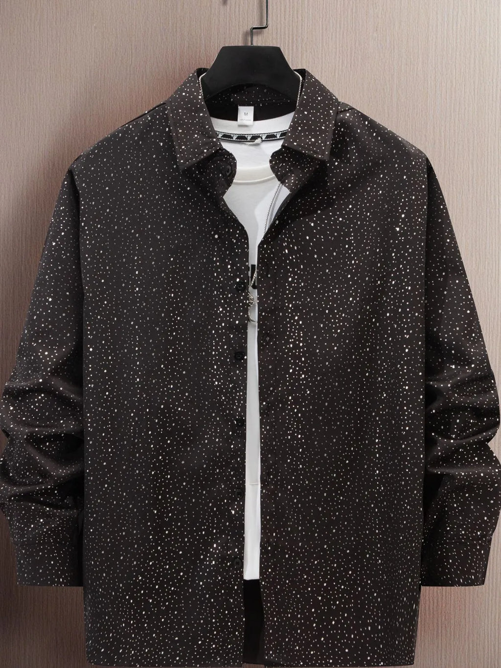 Men's Full Size Button Up Long Sleeve Shirt Plus Size