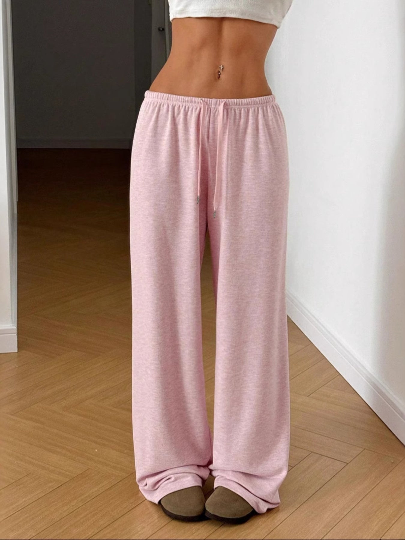 Relaxed Fit Drawstring Pants