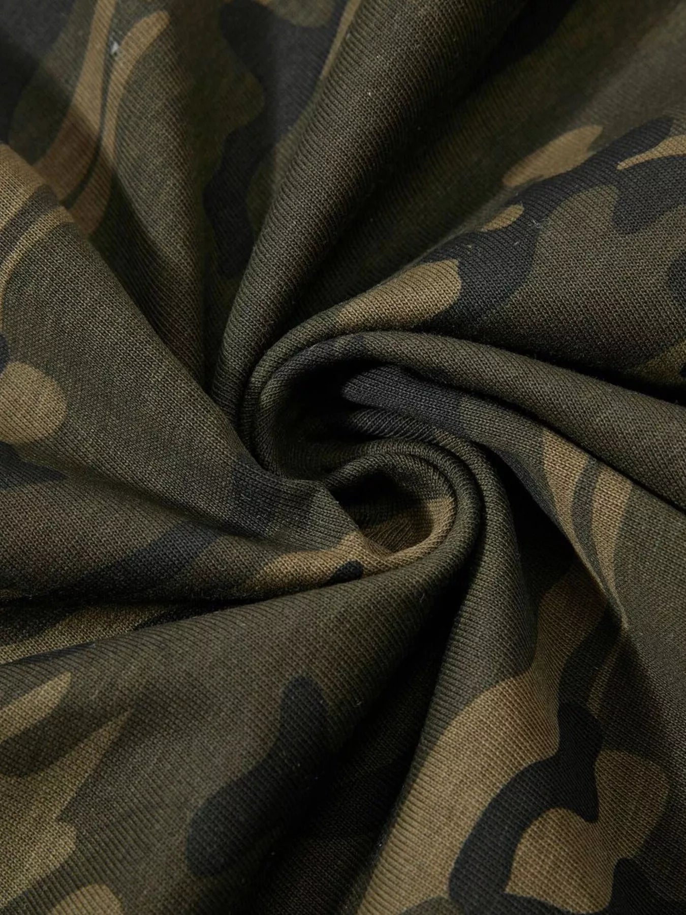 Men's Camouflage Print Short Sleeve T-Shirt