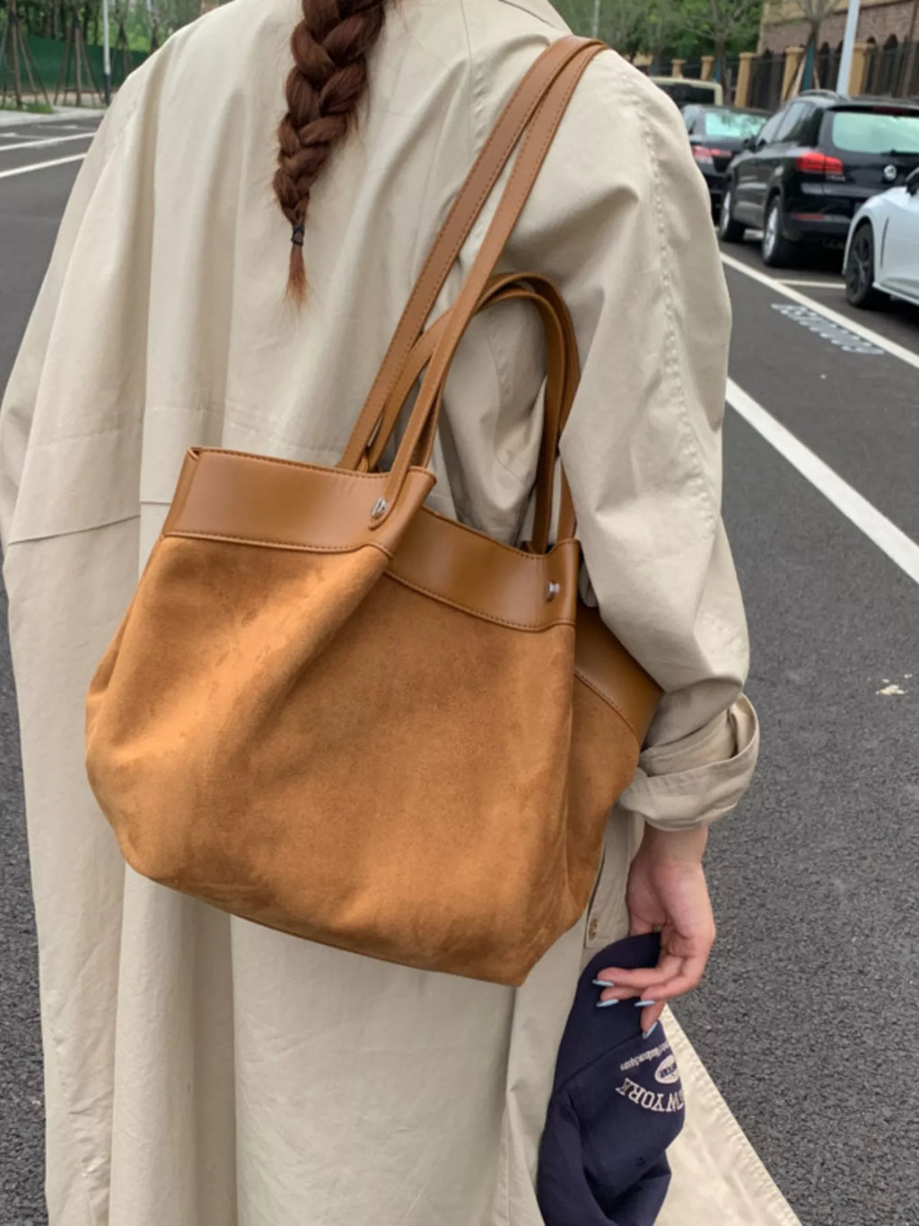 Lightweight Classic Color Tote Bag