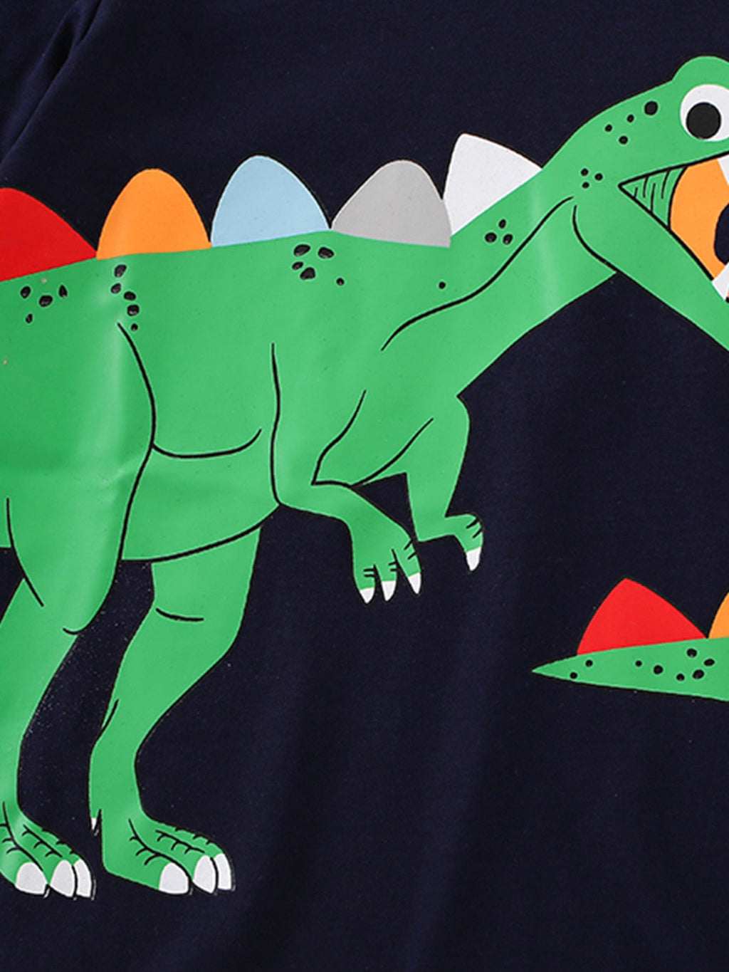 Children's Dinosaur Graphic Short Sleeve T-Shirt