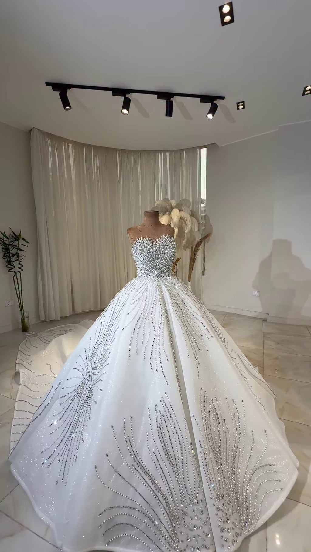 Celeste Crystal Ball Gown Bridal Dress GD106