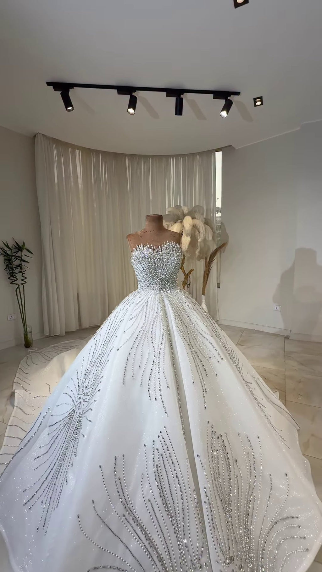 Celeste Crystal Ball Gown Bridal Dress GD106