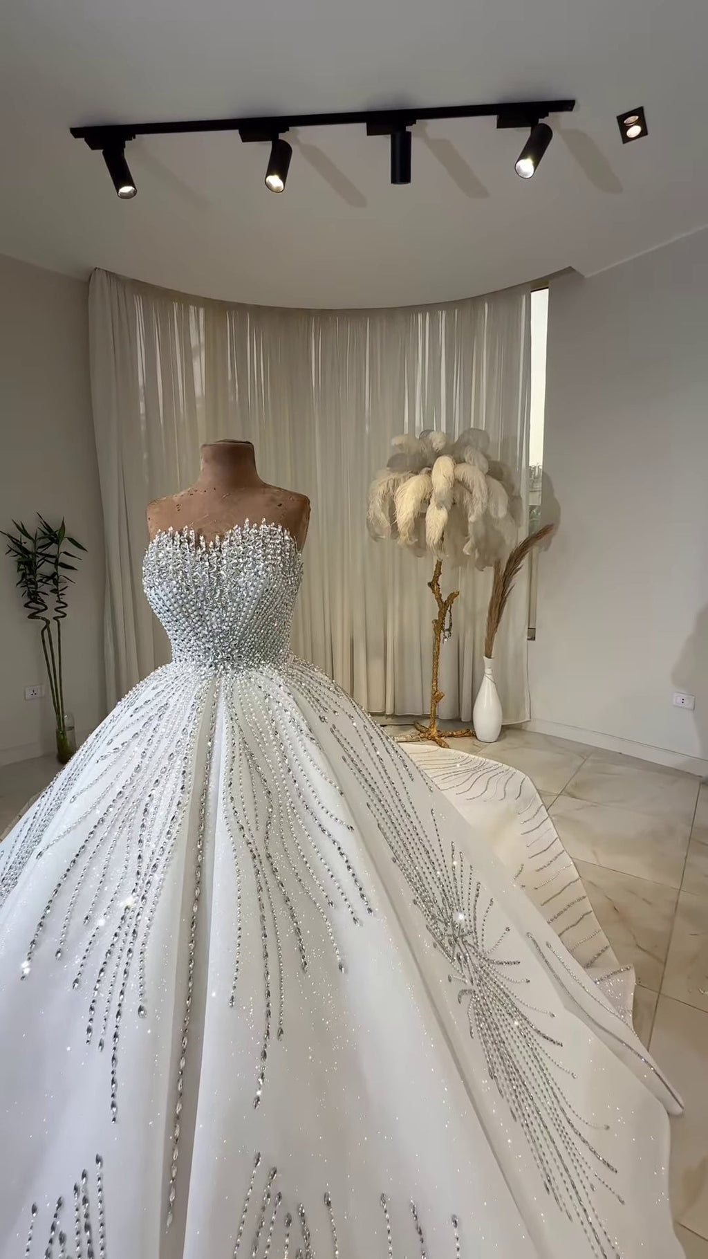 Celeste Crystal Ball Gown Bridal Dress GD106
